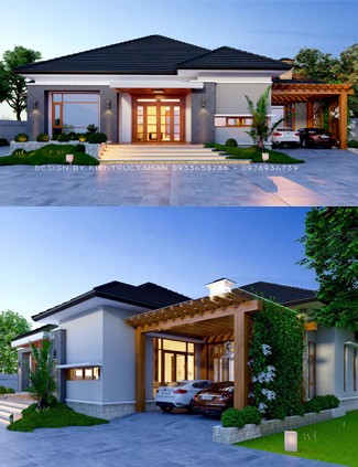 BIỆT THỰ HIỆN ĐẠI PHONG CÁCH Á ĐÔNG TUYỆT ĐẸP