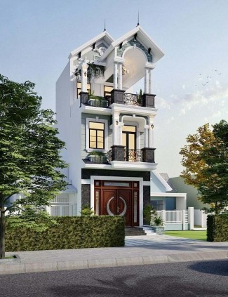 MẪU NHÀ PHỐ 3 TẦNG, MÁI THÁI 4 PHÒNG NGỦ TẠI PHÚ MỸ, BRVT