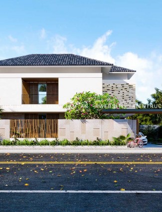BIỆT THỰ 2 TẦNG HIỆN ĐẠI HƯỚNG TÂY.