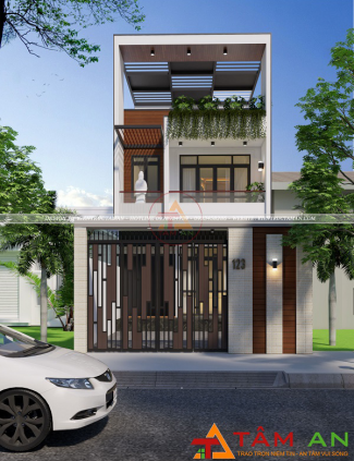 NHÀ PHỐ HIỆN ĐẠI 3 TẦNG 6X20 TẠI THỊ XÃ PHÚ MỸ