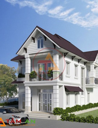 BIỆT THỰ MÁI THÁI 2 TẦNG ĐẸP 112M2