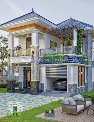 BIỆT THỰ PHỐ HIỆN ĐẠI ANH THẮNG TẠI PHƯỚC HÒA, THỊ XÃ PHÚ MỸ.