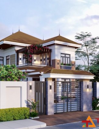 BIỆT THỰ SÂN VƯỜN ANH NGUYÊN - PHÚ MỸ