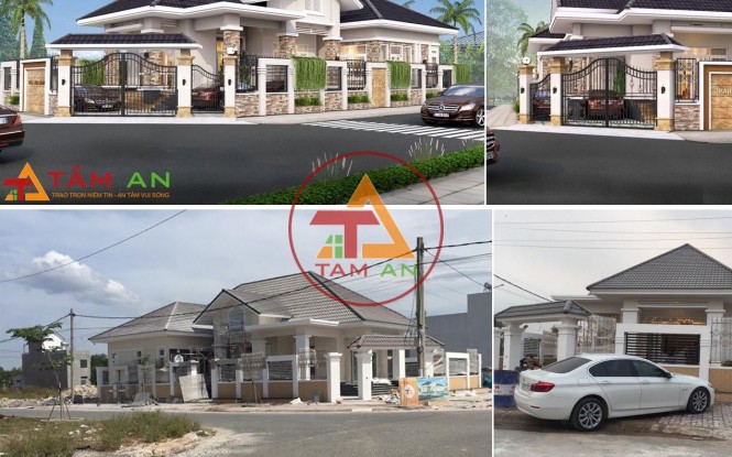 Biệt thự trệt hiện đại mái Nhật tại TĐC 44ha, Phú Mỹ