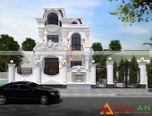 Thầu thi công biệt thự cổ điển đẹp Phú Mỹ chuyên nghiệp