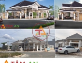 Biệt thự trệt hiện đại mái Nhật tại TĐC 44ha, Phú Mỹ