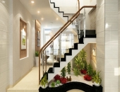 Bật mí ngay cách trang trí gầm cầu thang nhà ống hợp với phong thủy